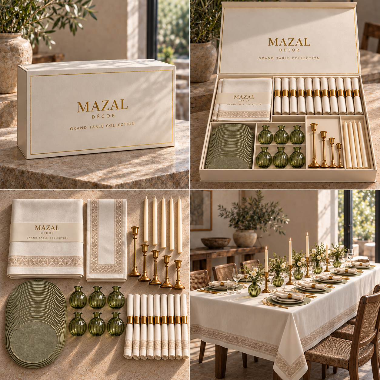 MAZAL DÉCOR — Grand Table — המארז הסגור